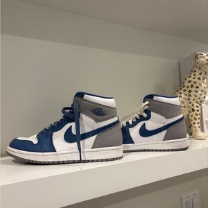 Nike Blue and Gray Air Jordan’s